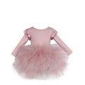 DOLLY by Le Petit Tom &reg; TIMELESS LONG SLEEVE TUTU DRESS pink