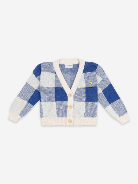 Bobo Choses Vichy Jaguard Cardigan
