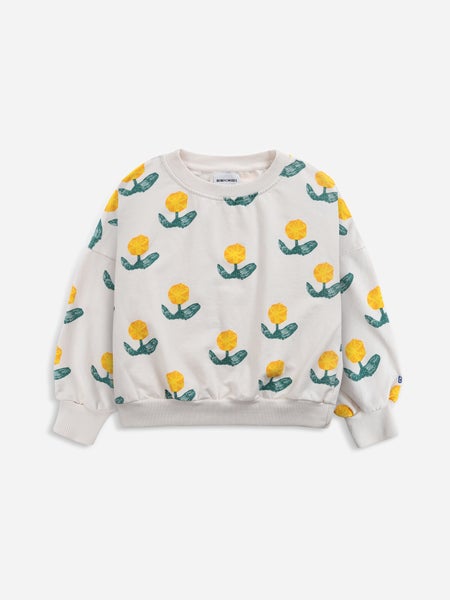 Bobo Choses Wallflowers all over sweatshirt