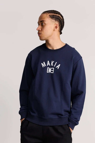 Makia Port Sweatshirt Dark Navy
