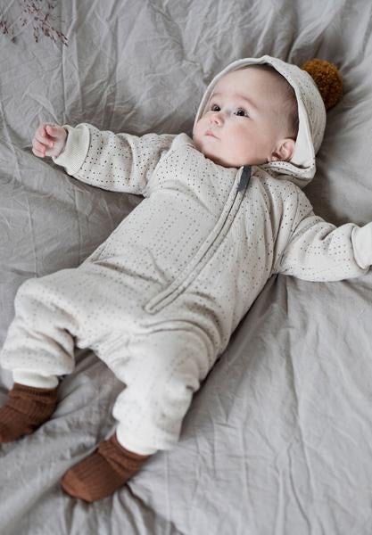 Phil&Phae  Padded babysuit   Almond milk