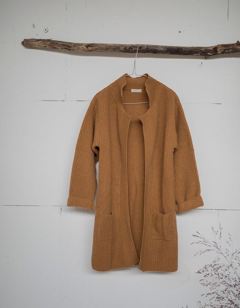 Phil&Phae  Woolblend knit cardigan  Gold ochre