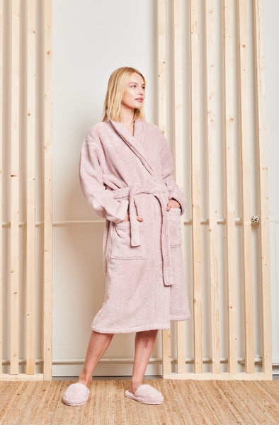 LUIN LIVING  Kylpytakki naiselle tai miehelle Dusty Rose