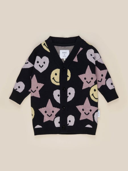 Huxbaby Be Happy Knit Cardi