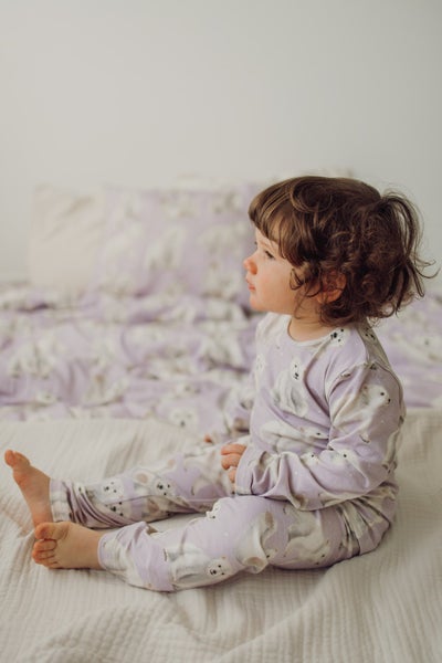 Metsola Polar Bears -Pyjama | Icy Lilac