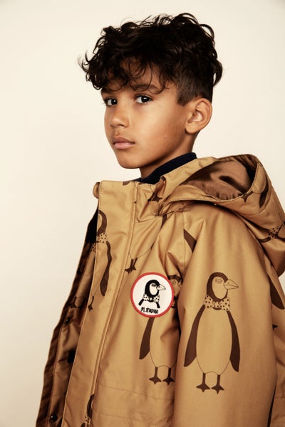 Mini Rodini Penguin K2 parka Beige