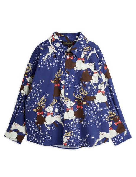 Mini Rodini Reindeer woven shirt