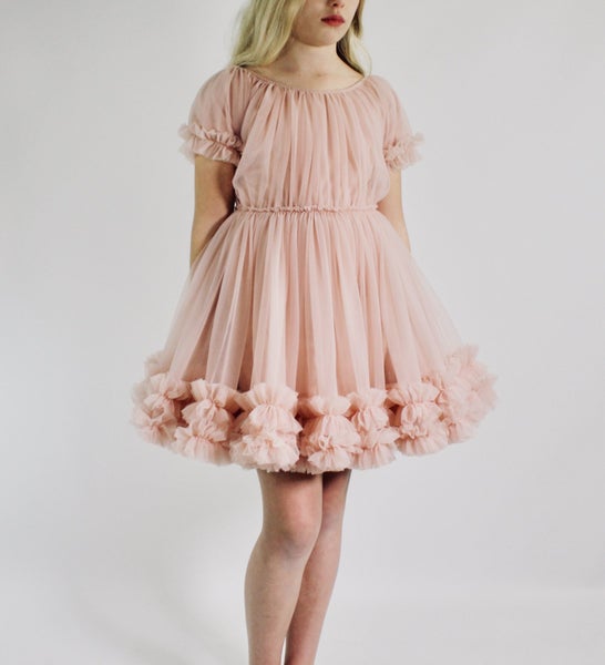 DOLLY by Le Petit Tom &reg; FRILLY DRESS ballet pink
