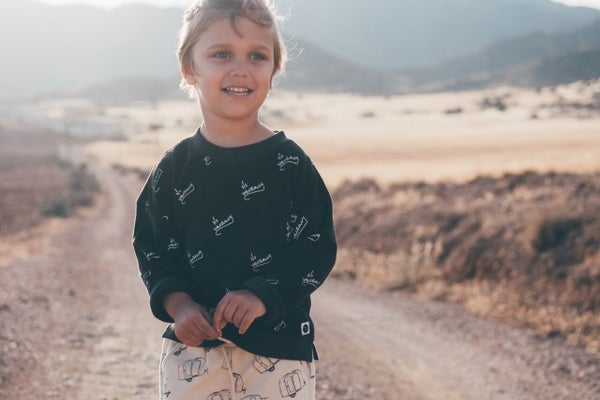 Sproet & Sprout     Boxy Sweater 'No Vacancy AOP'