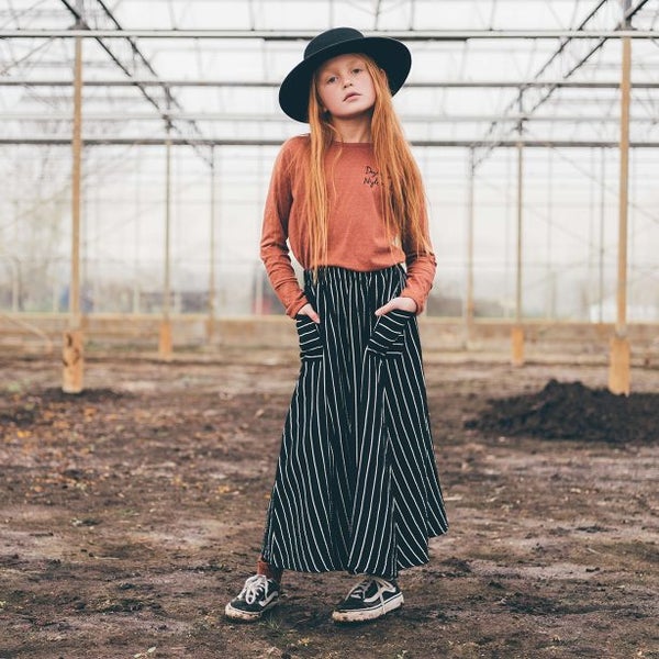 Sproet & Sprout      Long Skirt &lsquo;Stripe&rsquo;