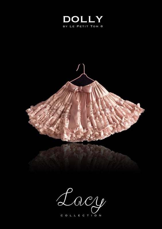 DOLLY by Le Petit Tom &reg; LACY PETTISKIRT pink